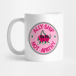 Allyship Not apathy - Cute Cherries Mug